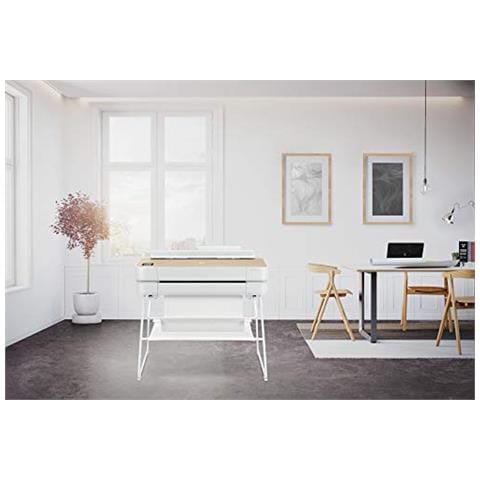 DesignJet Serie Studio Wood Stampante per Grandi Formati da 61 cm 5HB12A, Formati supportati da A4 ad A1, velocità 81 Pagine A1 all’Ora, Gigabit Ethernet, USB Hi-Speed 2.0, Wi-Fi, Garanzia 2 Anni - Foto 5