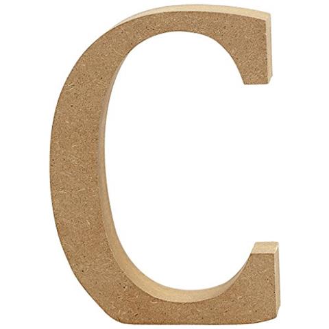 Lettera, Altezza: 8 Cm, Mdf, C, 1 Pezzo. - Foto 2