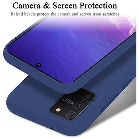 Custodia Compatibile Con Samsung Galaxy A91 / S10 Lite / M80s In Liquid Blu - Coperchio Protettivo In Silicone Tpu Flessibile - Foto 2
