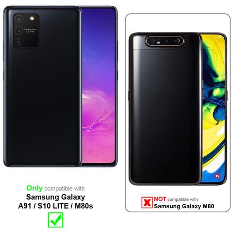 Custodia Compatibile Con Samsung Galaxy A91 / S10 Lite / M80s In Liquid Blu - Coperchio Protettivo In Silicone Tpu Flessibile - Foto 11