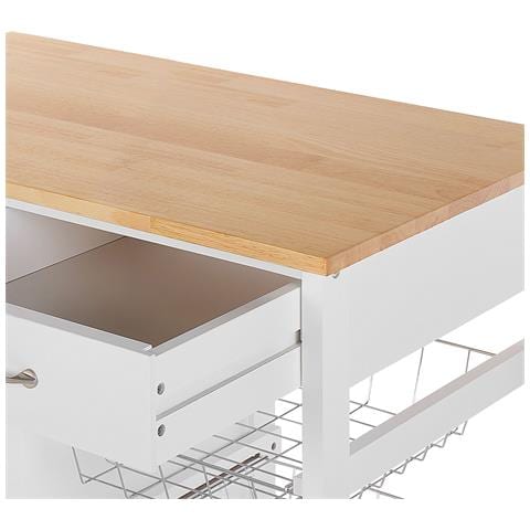 Carrello Da Cucina Bianco Boves - Foto 12