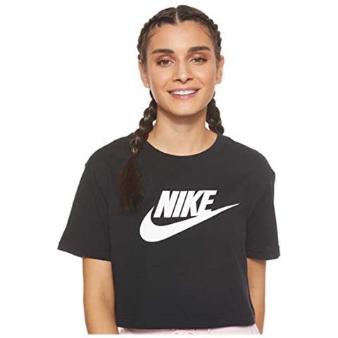 Nsw W T Essntl Crp Icn Ftr Donnanero / Bianco M - Foto 1