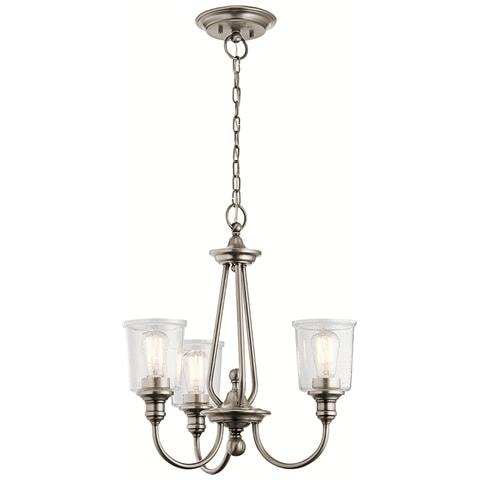 Lampadario A 3 Luci, Classico Peltro, E27 - Foto 2