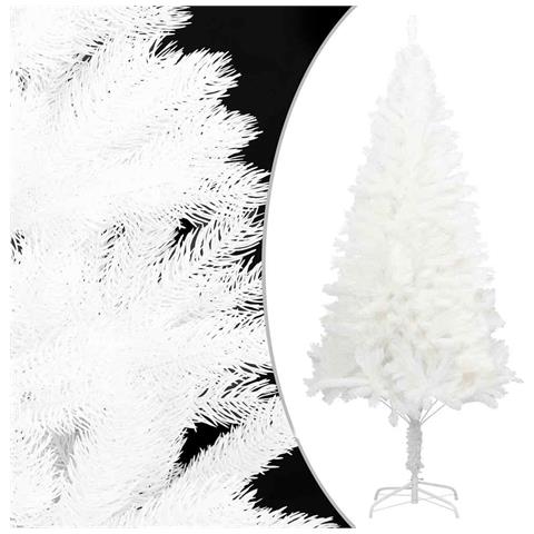 Albero di Natale Artificiale con Aghi Realistici Bianco 240 cm - Foto 1