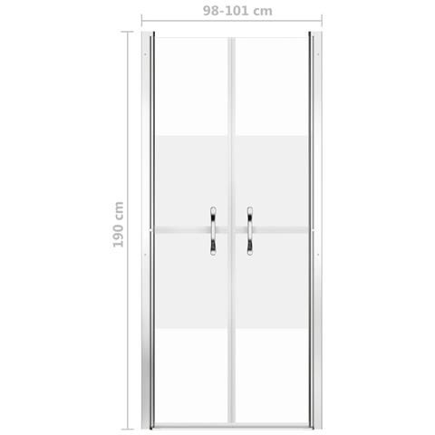 Porta per Doccia in ESG Semi-Satinato 101x190 cm - Foto 2