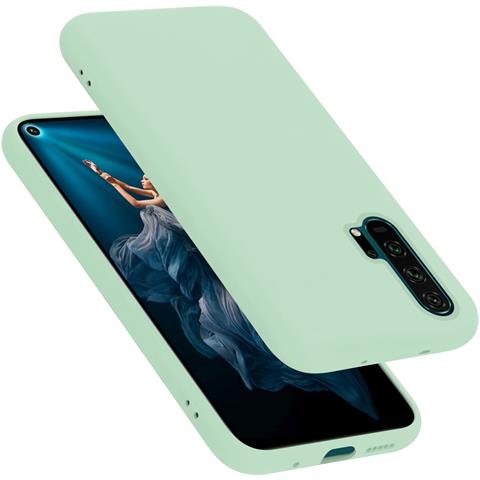 Custodia Compatibile Con Honor 20 Pro In Liquid Verde Chiaro - Coperchio Protettivo In Silicone Tpu Flessibile - Foto 1