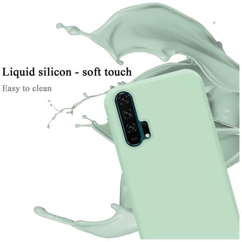 Custodia Compatibile Con Honor 20 Pro In Liquid Verde Chiaro - Coperchio Protettivo In Silicone Tpu Flessibile - Foto 2