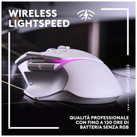 G G502 X Plus Mouse Mano Destra Rf Wireless Ottico 25600 Dpi - Foto 2