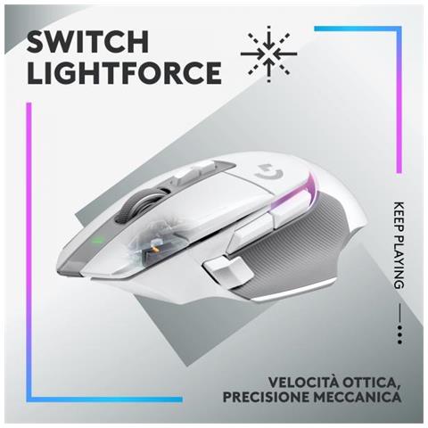 G G502 X Plus Mouse Mano Destra Rf Wireless Ottico 25600 Dpi - Foto 3