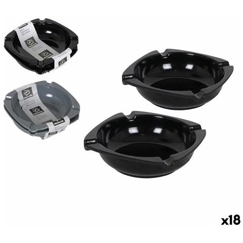 Posacenere Privilege Melammina 10 X 10 X 3 Cm (2 Pezzi) (18 Unità) (10 Cm) (2 Pcs) - Foto 1