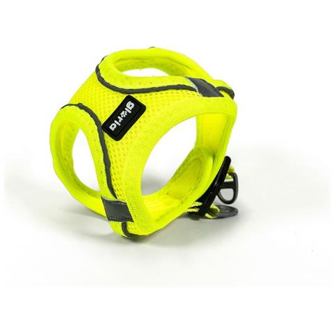 Imbracatura Per Cani Air Mesh Trek Star Regolabile Giallo L (33,4-35 Cm) - Foto 4