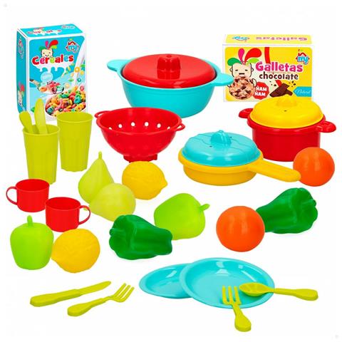 Set Di Alimenti Giocattolo Colorbaby Utensili E Accessori Per La Cucina 31 Pezzi (6 Unità) - Foto 7