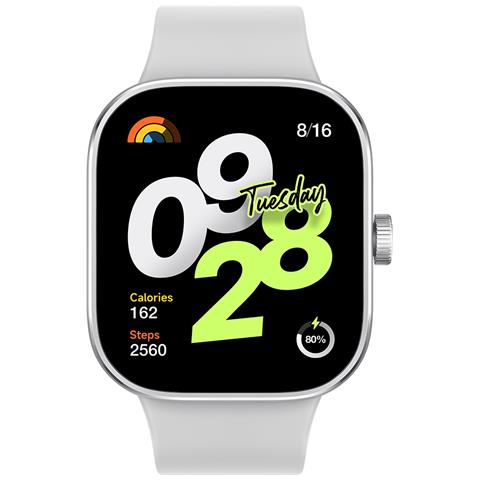 Smartwatch Redmi Watch 4 Display 1.97" AMOLED Touch screen Wi-Fi GPS Colore Bianco - Foto 1