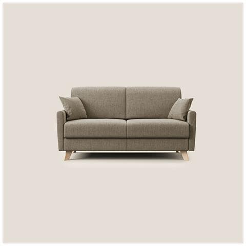 Edgar Divano letto matrimoniale in tessuto felis impermeabile T03 200 cm (mat. 160x197) marrone - Foto 3