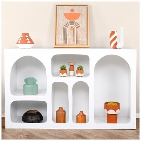 Amal Scaffalatura Bianca Con Nicchie - Foto 1