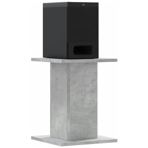 Supporti Altoparlanti 2 Pz Grigio 30x30x40 Cm Legno Multistrato - Foto 3