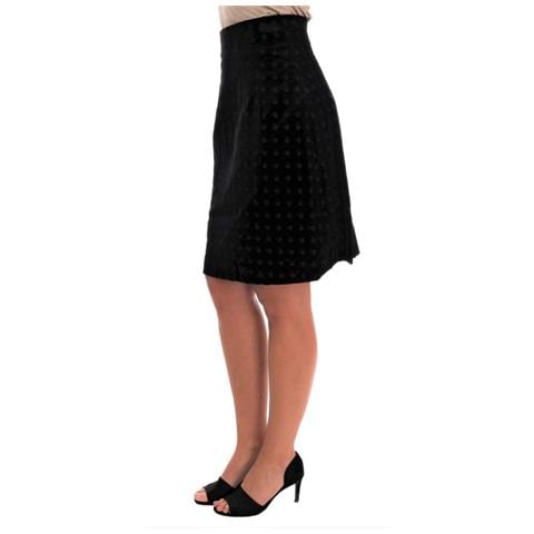 Gonna A Tubino In Velluto Barocco Verde Scuro - It44-l - Foto 2