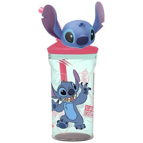 Bicchiere 3d Originale Stitch In Plastica Per Bambini Da 360 Ml. - Foto 1