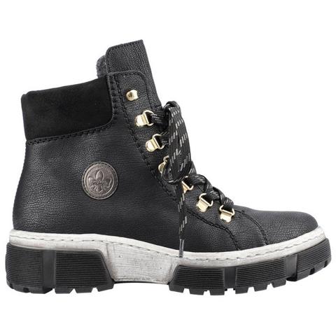 Black Casual Booties Stivaletti Sintetico E Tessile Scarpe Donna Nero Eu 36, X8633-01 - Foto 1