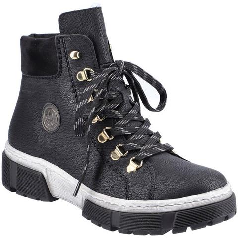 Black Casual Booties Stivaletti Sintetico E Tessile Scarpe Donna Nero Eu 36, X8633-01 - Foto 2