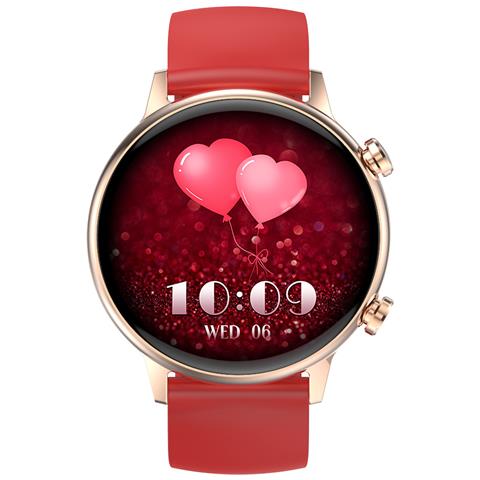 Smart Watch - Bluetooth E Monitoraggio Della Salute Red - Foto 1