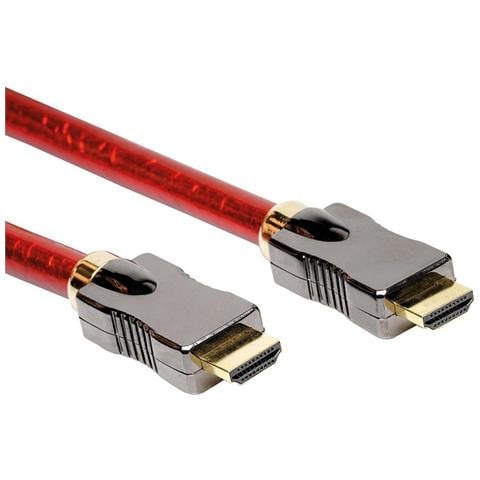 11045902 cavo HDMI 2 m HDMI tipo A (Standard) Nero, Rosso - Foto 1