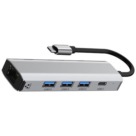 Docking Station 5-in-1 Gigabit Con Ethernet, Hub Usb 3.0 - Foto 2