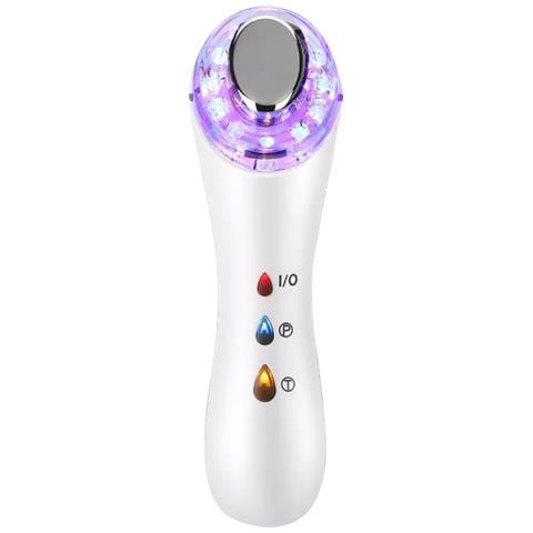 Trattamento Della Pelle 3 In 1 Con Trattamento A Luce Led, Massaggiatore E Trattamento Ultrasuoni + Ions. - Foto 1