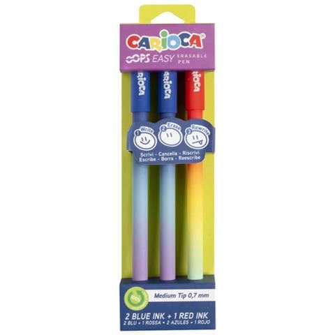 41025 penna a sfera Blu, Rosso Medio 3 pz - Foto 1