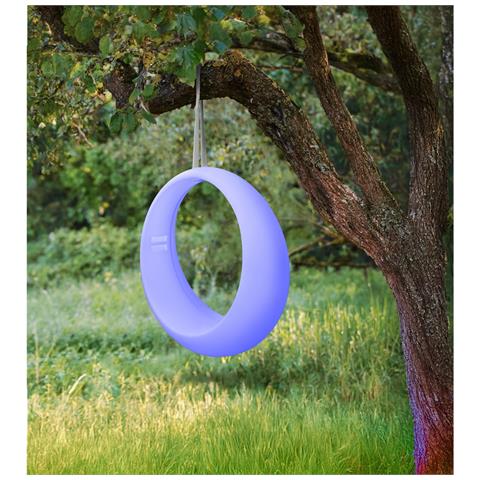 Sedia A Dondolo Luminosa Hammy - Bianco - Plastica - 130x40x130 Cm - Foto 2