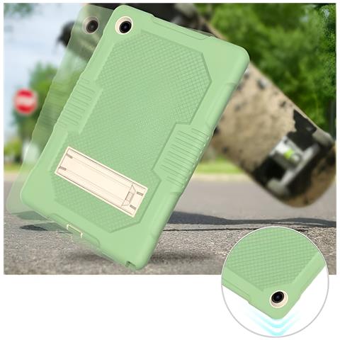Cover Con Manico Per Samsung Galaxy Tab A8 10.5 Pollici - Verde Elegante E Protettivo - Foto 2
