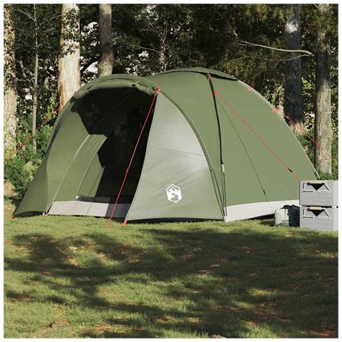 Tenda da Pesca per 2 Persone Verde Oliva Impermeabile - Foto 1