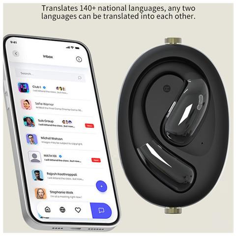 AI Cuffie di Traduzione A60 Open-Ear Wireless - Foto 4
