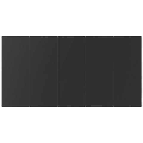 Set da Pranzo da Giardino da 7 Pezzi Rattan Polietilene Beige - Foto 9