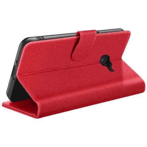 Custodia A Portafoglio Per Galaxy Xcover 4 / 4s Con Supporto E Linguetta Magnetica, Rosso - Foto 2