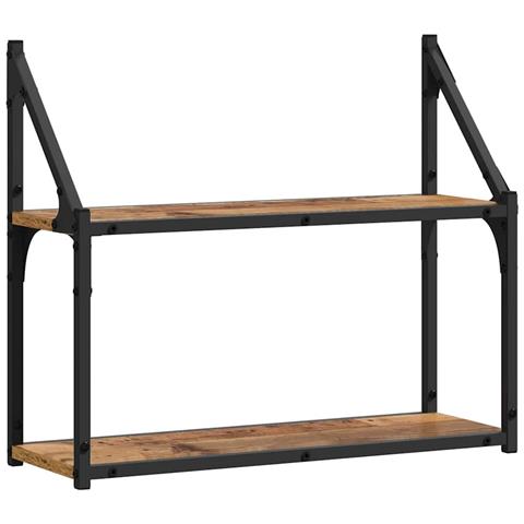 Scaffale da parete Legno vecchio 60 x 21 x 51 cm - Foto 1