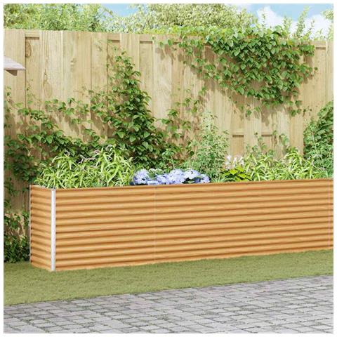 Letto rialzato da giardino 485 x 50 x 68 cm Acciaio zincato - Foto 2