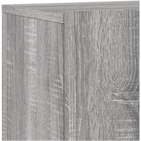 Mobili TV a Muro 5pz Grigio Sonoma in Legno Multistrato - Foto 9