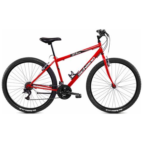 Mtb 27.5'' - Mountain Bike Da Uomo, Ruote 27.5'', Cambio 21 Velocità, Telaio Acciaio, Con Accessori - Colore Rosso - Foto 1