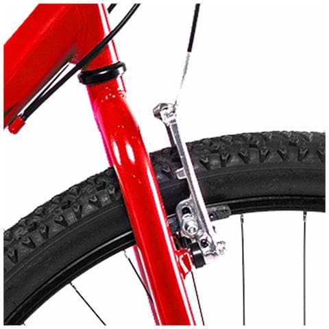 Mtb 27.5'' - Mountain Bike Da Uomo, Ruote 27.5'', Cambio 21 Velocità, Telaio Acciaio, Con Accessori - Colore Rosso - Foto 2