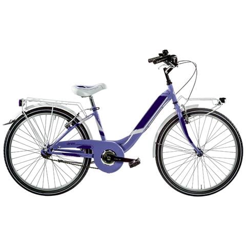 Bici Da Bambina Linea Venere Bimba Misura 24 Senza Cambio 1v Bicicletta Da Ragazza Ven24sc City Bike Completa Di Accessori - 35 Rosa - Foto 3