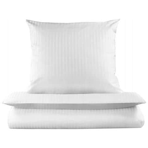 Biancheria da letto per hotel Medical 200x220 + 70x80 - Bianca - Alta qualità - Lavabile a 90 °C - Foto 7
