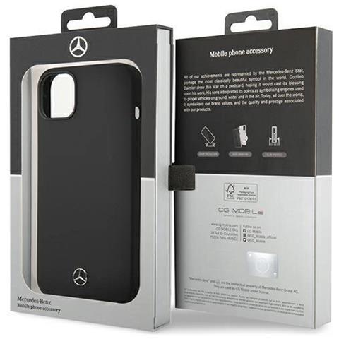Custodia In Silicone Mercedes Per Iphone 14 Plus - Nera - Foto 1
