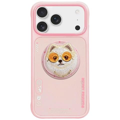 Custodia Per Iphone 17 Rosa Magsafe Nimmy Glasses Dog - Foto 2