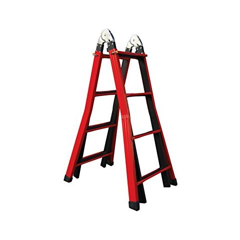 Scala Multiuso Telescopica Acciaio 5+5 Gradini - Foto 2