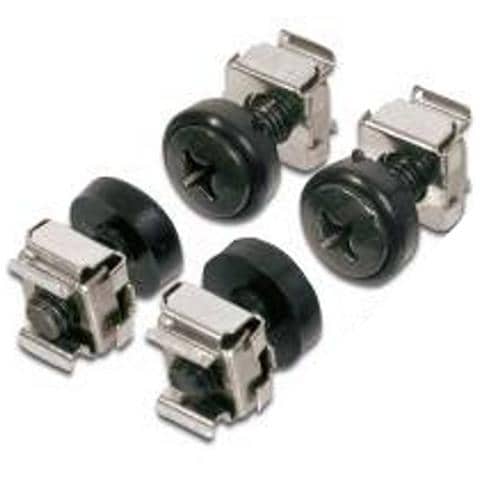 I-CASE MOUNT-BK - Kit Set 4 Viti 4 Dadi e 4 Rondelle per Montaggio Rack Nero - Foto 1