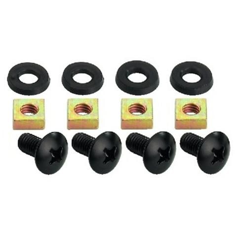 I-CASE MOUNT-BK - Kit Set 4 Viti 4 Dadi e 4 Rondelle per Montaggio Rack Nero - Foto 2