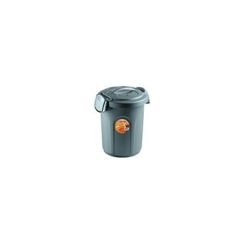 Bidone Con Coperchio Speedy 8 Litri Silver 70250 - Foto 4
