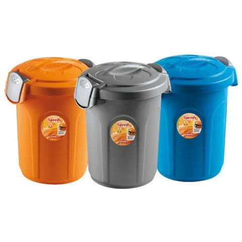 Bidone Con Coperchio Speedy 8 Litri Silver 70250 - Foto 2