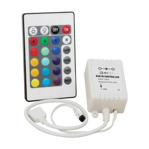 Controller Striscia Led Rgb Con Telecomando 24 Tasti Mod. Vt-2401 - Foto 1